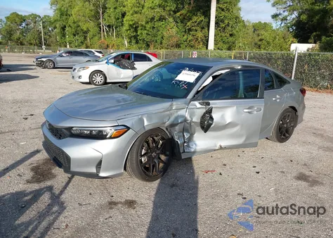 2025 Honda Civic Sport z USA, uszkodzony, nr VIN 2HGFE2F52SH541352